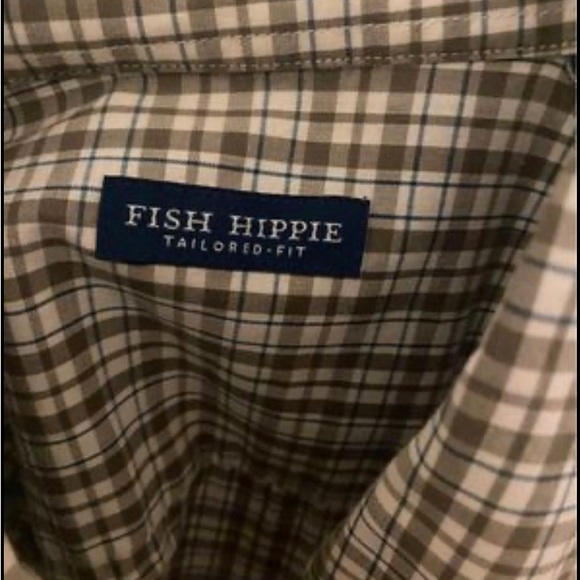Fish Hippie Tailored Fit Large Button Down Shirt - Picture 6 of 7